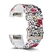 AIWELL Compatible for Fit bit Charge 2 Bands,Silicone Adjustable Replacement Sport Strap Printed Bands with Classic Buckle for Fit bit Charge2 HR,Fit bit Charge 2 Accessories Wristbands