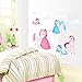 decalmile Princess and Unicorn Wall Stickers Girls Wall Decals Peel and Stick Removable Vinyl Wall Art for Baby Room Kids Bedoom Nursery