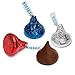 Hershey's Kisses, Milk Chocolate Kisses, Silver and Red and Blue USA Flag Colors July 4 Patriotic (Pack of 2 Pound) (Kisses Red, Blue and Silver)
