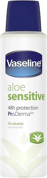 Vaseline Aloe Sensitive Antiperspirant Deodorant ProDerma 48H 150ml view 1