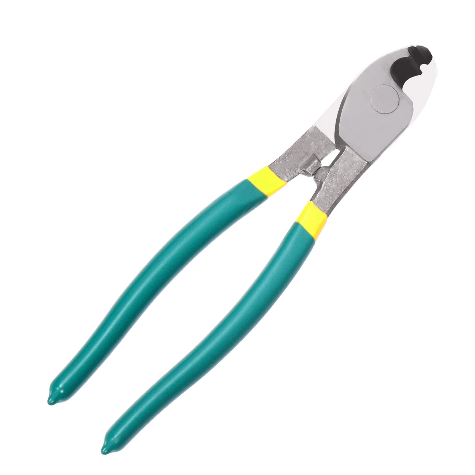 Swpeet 1PCS Heavy Duty Stainless Steel 8 Inch Cable Cutters, Cable Wire Cutters High Leverage Cutter, Wire Rope Cutter for Cutting Aluminum, Copper, Wire, Communications Cable