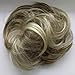 CAISHA Synthetic Fiber Hairpiece Scrunchie Scrunchy Updo Slightly Wavy Brown Blond Mix G38B