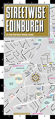 Streetwise Edinburgh Map - Laminated City Center Street Map of Edinburgh, Scotland (Michelin Streetwise Maps)