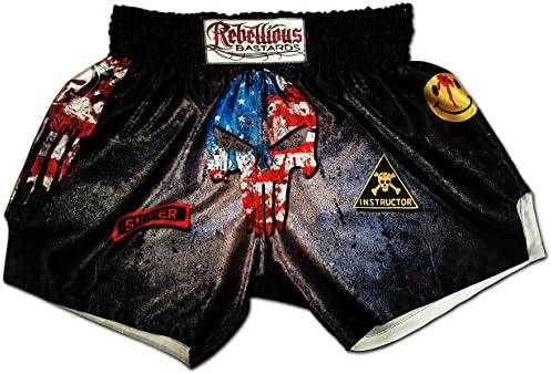Muay Thai Shorts Kickboxing Martial Arts Combat Fight MMA UFC Boxer Boxing Trunks