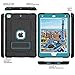 Grifobes iPad Mini 5 Case 2019,iPad Mini 4 Case,Slim Heavy Duty Shockproof Rugged Case Hard PC+Silicone High Impact Full Body Protective Case for iPad Mini 5th Generation 2019 (Black+Blue)