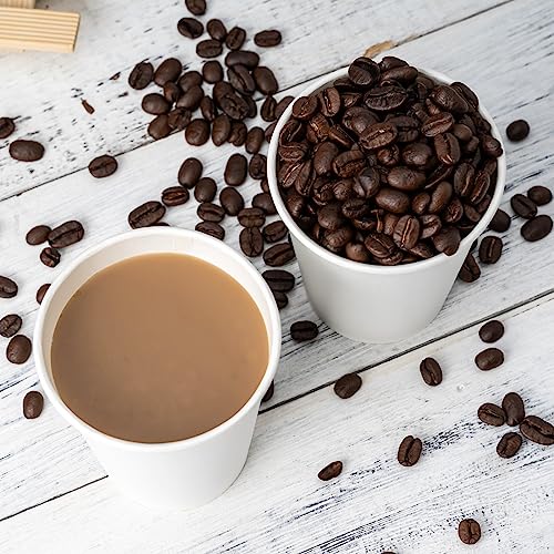 YEEHAW【8 oz 450 Pack Disposable Paper Coffee Cups, White Hot Cups