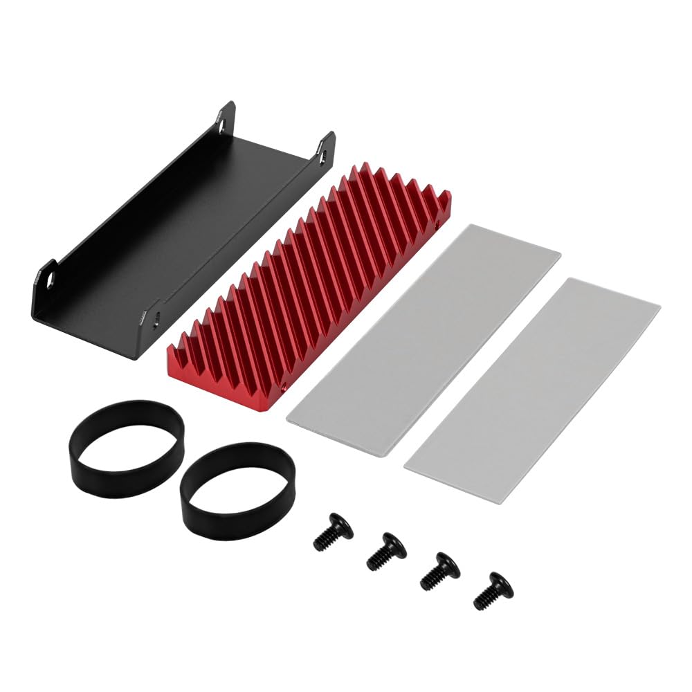 オウルテック M.2 2280 SSD用 両面実装／片面実装対応 アルミ製両面ヒートシンク OWL-SSDHS04PS商品画像