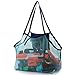 MUYIZI Beach Toys Bag, Extra Large Beach Accessory, Lightweight & Durable Mesh Beach Bag ，Foldable Mesh Beach Bag for Children's Toys