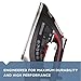 BLACK+DECKER IR3010 Impact Advanced Steam Iron, Black/Red
