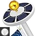 MOICO Solar Flag Pole Light, 42 Super-Bright Solar Powered LED Flagpole Light, Waterproof Solar Light for in-Ground Poles 15-20 Foot, Energy Saving LEDs, Auto On/Off Night Lighting