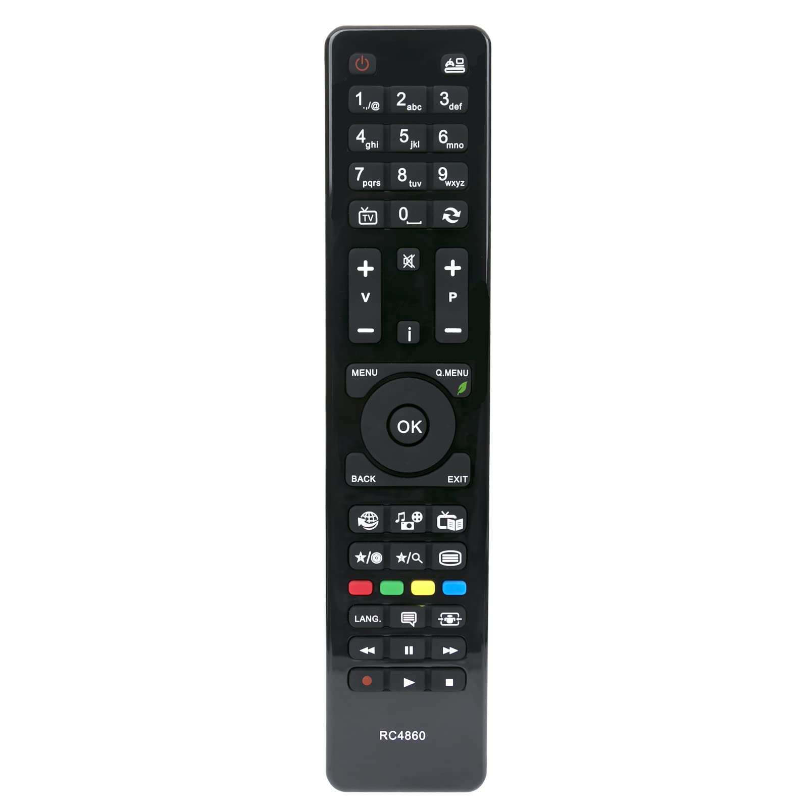 RC4860 Replacement Remote Control Fit for Hitachi TV 22HXJ06U 22HYC06