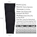 Knee Sleeve Long Leg Sleeves Braces for Basketball and All Contact Sports, Kids Youth and Adult, Sold as 1 Pair (2pcs)