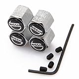 CzlpV Anti-theft Metal Car Wheel Tyre Tire Stem Air Valve Cap For NISSAN
