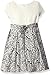 Bonnie Jean Girls' Short Sleeve Floral Knit Dress