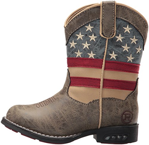 Roper Boys' Patriot, Brown, 6 M US Toddler