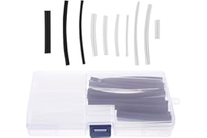 Totority Shoelace Tips Repair Kit, 78pcs Heat Shrink End Caps for DIY Shoe Lace Shortening, Durable & Reusable, Perfect for S