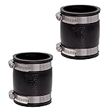 Fernco 1056-22 2-in. Flexible PVC Pipe Coupling for