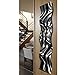 Statements2000 Silver/Black Metal Wall Art Wave, Modern Accent Décor by Jon Allen Metal Art, Crossroads Wave, 46