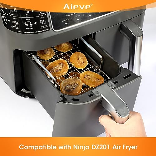 AIEVE Rack Compatible with Ninja Dual Air Fryer, 304 Stainless Steel