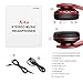 Wireless Headphones Aita BT809 on Ear Bluetooth Noise Cancelling Headphones, Foldable Headset Gaming Running Sport Earphones with Mic for iPhone, tv, Tablet, MP3 etc. Fit for Adults Teens Kids (Red)