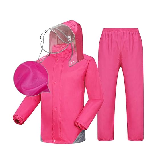 LPYMX Regenmantel Regenanzug für Erwachsene, Outdoor-Männer und Frauen beim wasserfesten Angeln (Farbe : A, größe : L)