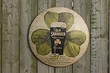 OLD SHAMROCK STOUT Vintage Metal Tin Sign Bar Irish Pub