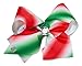 Jojo Siwa Large Red and Green Ombre Christmas Bow