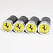 US85 Ferrari SF Auto Car Wheel Tire Air Valve Caps Stem Cover Accessories Decoration GIft (Carbon Fiber)