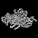 VIDRIO Pack of 80 Mermaid Charms Pendants Silver Craft Supplies for Jewelry Making Tibetan Accessories for Bracelets Necklace DIY