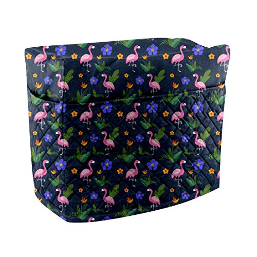 Sewing Machine Case Cover, Sewing Machine Dust Cover, Furniture Dust Cover, Sewing Machine Cover with 3 Cotton Pockets, Compatible with Most Standard Brother & Singer Machines