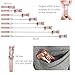Selfie Stick, MOCREO Bluetooth Selfie Stick with 360 Degree Led Fill Light and Mirror, for iPhones, Samsung Galaxy s7 Edge/s4 Android System Phones (Rose Gold)
