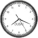 DUBAI TIME Wall Clock world time zone clock office business
