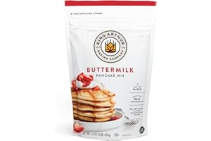 King Arthur Buttermilk Pancake Mix Just Add Water, Sourced Non-GMO, Certified Kosher, 16 Oz