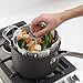Joseph Joseph Lotus Steamer Basket for Steaming Food and Vegetable Folding Non-Scratch BPA-Free, Gray