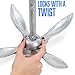 Crown Sporting Goods Galvanized Folding Grapnel Boat Anchors - Choose The Best Weight for Your Watercraft, Up to 17.5 lbs (1.5)