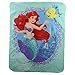 S.L. Home Fashions Little Mermaid Ariel & Flounder Kids Character Lightweight Fleece Throw Blanket