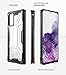 Poetic Affinity Series Designed for Samsung Galaxy S20 Plus/Galaxy S20+ Clear Case, Rugged Lightweight Military Grade Hybrid Protective Bumper Cover, Black/Clear