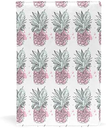 Colorful Pineapple Watercolour Book Covers School Book Protector Protect Against Wear 8.7×5.8in