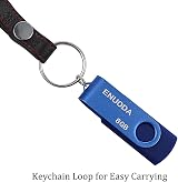 ENUODA 8GB Memory Stick 5 Pack USB 2.0 Swivel Flash Drive Five Colors view 6