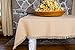 Birsppy Olivia's Heartland Deluxe Burlap Natural Tan Table Cloth (60