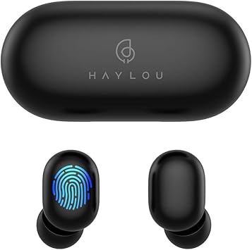 True Wireless Earbuds,Haylou GT1 Bluetooth 5.0 Sports HD Stereo Touch Control Ear Buds with IPX5/Fast Connection/Mini Case(Only 30g)/Total 12H ...