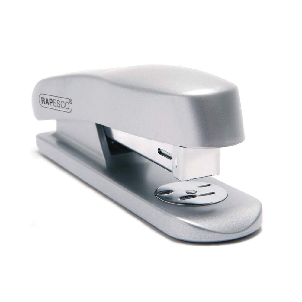 Rapesco REP260C1 Puffa Half Strip Stapler, 20 Sheet Capacity, Silver