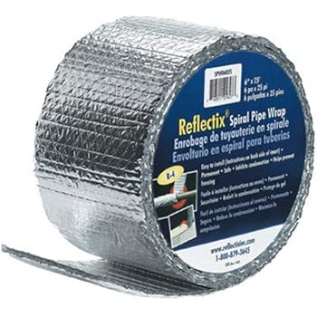 Reflectix SPW0602508 6-Inch by 25-Feet Spiral Pipe Wrap