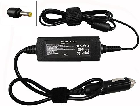 Monolith Industry 45W DC Car Adapter for Asus Transformer Book T200TA ; Asus Transformer Book T200TA-CP003H ; Asus Transformer Book T200TA-C1-BL ; Asus Transformer Book T300 Chi ; Power Cord