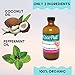 CocoPull - Organic Oil Pulling with Coconut Oil and Peppermint Oil for Healthy Teeth and Gums and Bad Breath Remedy. Natural Teeth Whitening (4 ounces)
