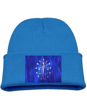 Indiana State Flag Kid's Hats Winter Funny Soft Knit Beanie Cap Children Unisex