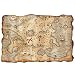 Plastic Treasure Map Party Accessory (Value 3-Pack)
