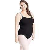 Capezio womens Cc101 athletic leotards, Black, Medium US