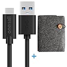 USB Type C Charging Cable(3.3FT), oneisall USB C to USB 3.0 Fast Charger Hi-speed Data Cord with a Storage Bag for Samsung Galaxy Note 8,S8,S8 Plus, LG G6 G5,V20,Nintendo Switch, Nexus 5x/6p and More