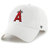 47 MLB White Team Color Primary Logo Clean Up Adjustable Strap Hat Cap, Adult One Size Fits All